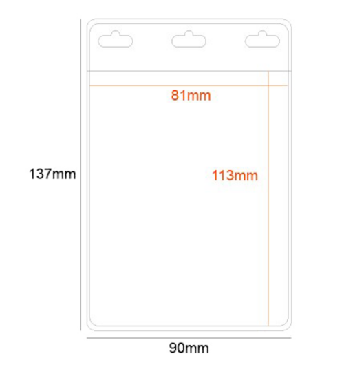 PVC Pocket Holder – Insert Size 81×113