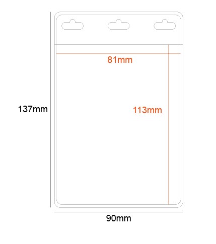 PVC Pocket Holder – Insert Size 81×113