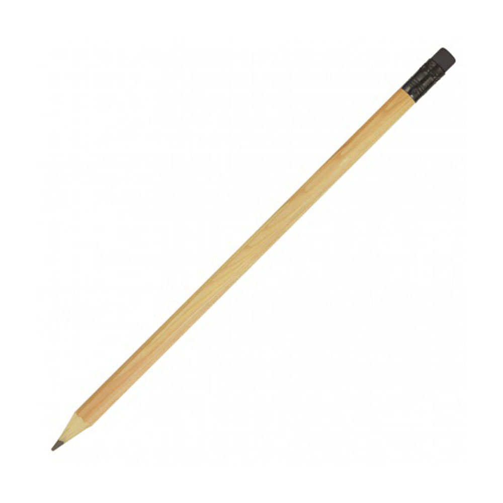 Z198_natural Coloured Sharpened Pencil with Eraser