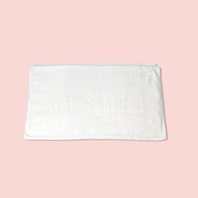 Cotton Double Terry Embossed Beach Towel