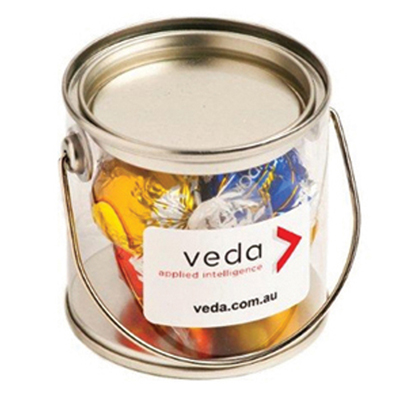 Small PVC Bucket with Lindt Balls x5