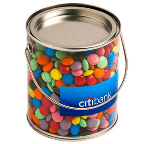 Big PVC Bucket with Choc Beans 875g