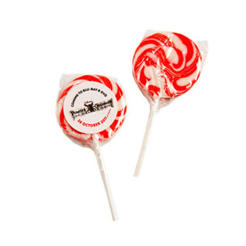 Medium Candy Lollipops – Red