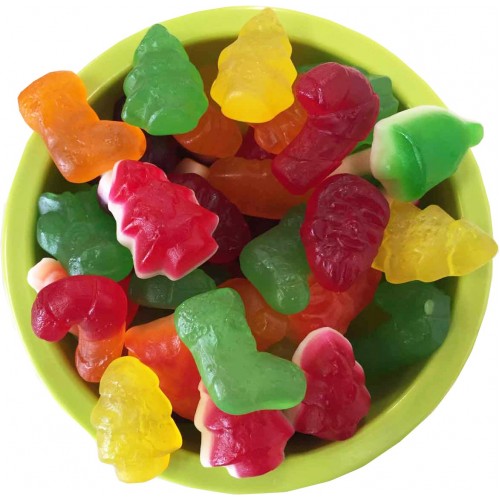 White Cardboard Noodle Box with Christmas Mixed Lollies 100g