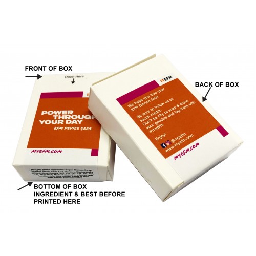 Flip Lid Cardboard Box with M&Ms 25g