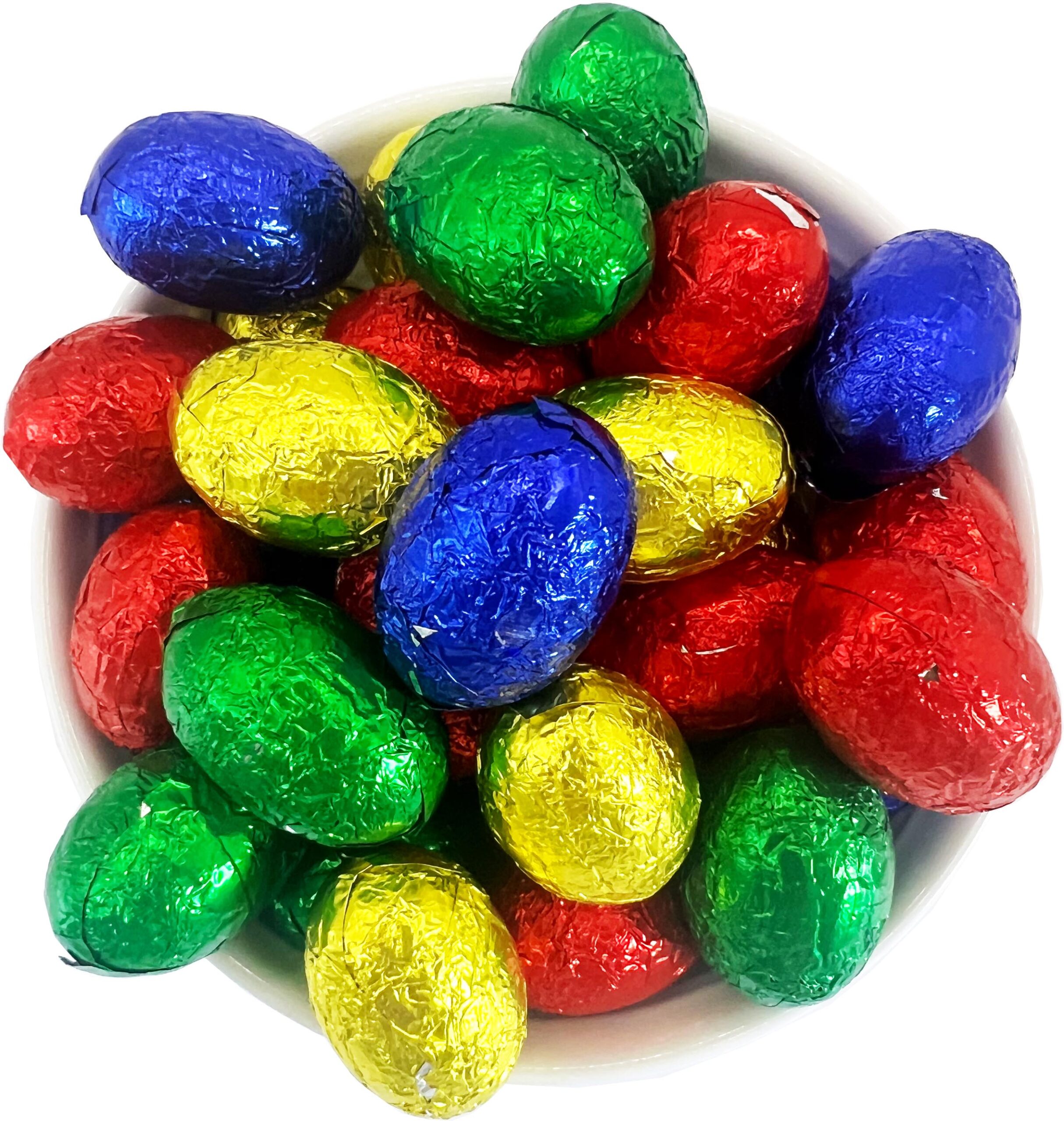 Tube Filled with Easter Eggs-